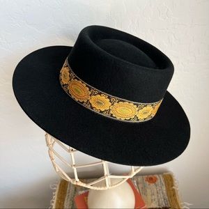 Lack of Color NWT "The Lolita" Black Hat, Size L 59cm